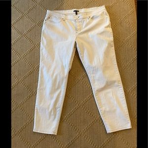 EILEEN FISHER Slim Ankle cotton stretch denim 1X